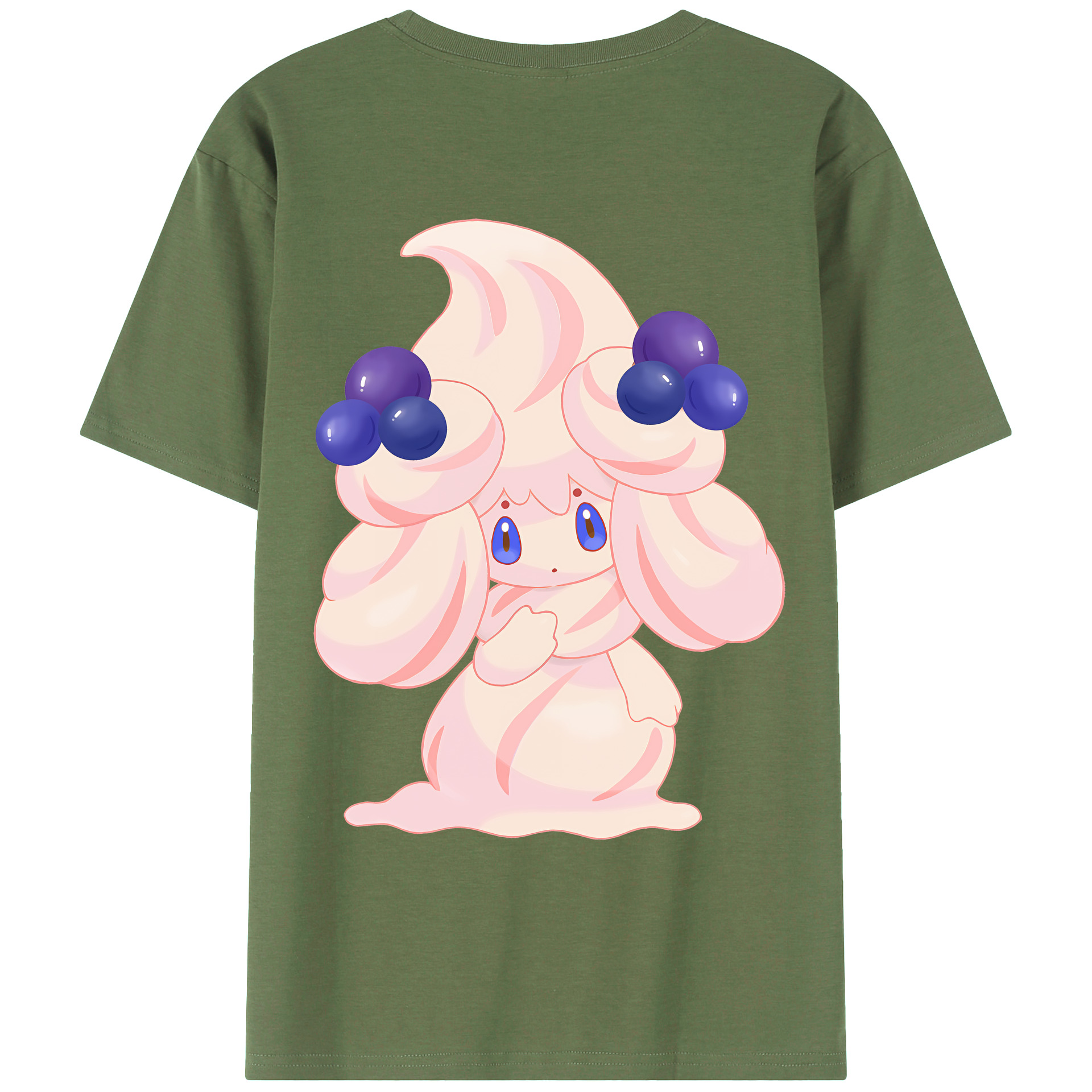 （画像用） ポケットモンスター Pokémon 綿100％ メンズ半袖Tシャツ（バックプリント） 通気性